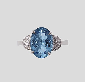 Schuler Auktionen AG - Aquamarin-Brillant-Ring