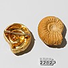 Schuler Auktionen AG - Ammonit-Gold-Brosche mit Versteinerung