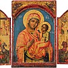 Schuler Auktionen AG - Triptychon "Gottesmutter und Heilige"