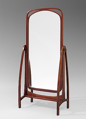 Schuler Auktionen AG - Standspiegel, Modell-Nr. 9954, Gebrüder  Thonet, Wien, um 1904