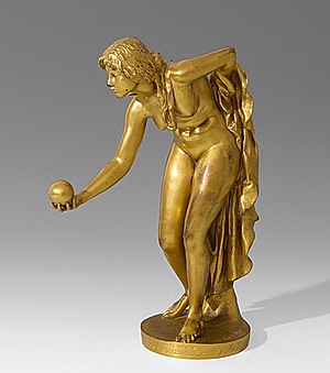Schuler Auktionen AG - Figur: "Kugelspielerin", Walter Schott (Deutschland 1861-1938)