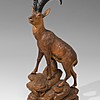 Schuler Auktionen AG - Grosse Tierfigur "Steinbock"