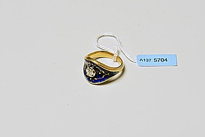 Schuler Auktionen AG - Brillant-Email-Ring