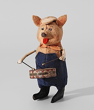 Schuler Auktionen AG - Schuco-Tanzfigur "Schweinchen als Trommler"