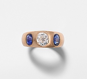Schuler Auktionen AG - Diamant-Saphir-Ring