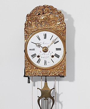 Schuler Auktionen AG - Comtoise Uhr mit Wecker