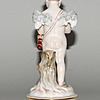 Schuler Auktionen AG - Figur: "Amor mit gebrochenem Herzen", Meissen, um 1900
