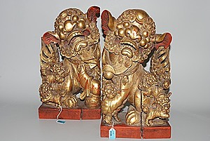 Schuler Auktionen AG - 1 Paar Löwenfiguren