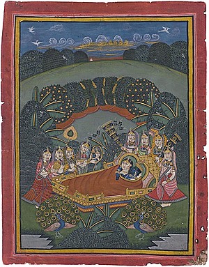 Schuler Auktionen AG - Miniatur von Radha und Krishna