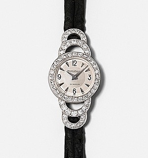 Schuler Auktionen AG - Jaeger LeCoultre Diamant-Damenarmbanduhr