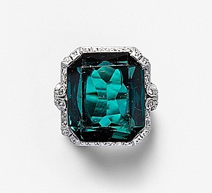 Schuler Auktionen AG - Turmalin-Diamant-Ring