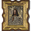 Schuler Auktionen AG - Christus Pantokrator mit Silberoklad in Kiyot