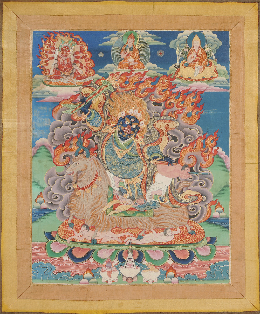 Thangka eines Dharmapalas Schuler Auktionen Zürich