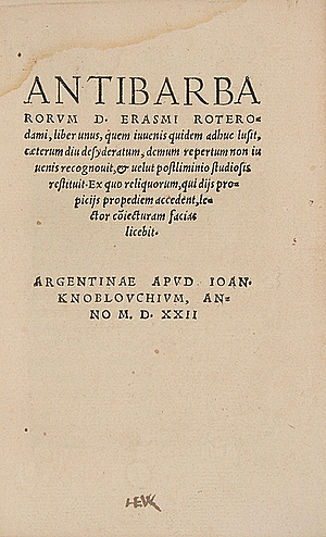 Schuler Auktionen AG - Erasmus, Desiderius 