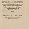 Schuler Auktionen AG - Erasmus, Desiderius 