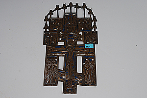Schuler Auktionen AG - Grosse Metallikone "Erweitertes Hauskreuz"