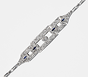 Schuler Auktionen AG - Diamant-Saphir-Bracelet