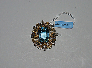 Schuler Auktionen AG - Aquamarin-Brillant-Brosche