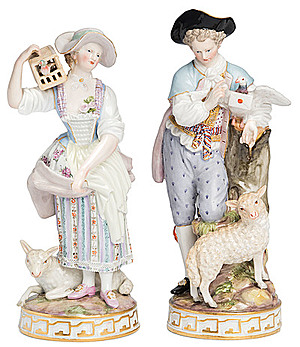 Schuler Auktionen AG - Schäfer und Schäferin, Meissen