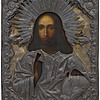 Schuler Auktionen AG - Christus Pantokrator mit Silberoklad