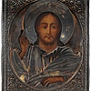Schuler Auktionen AG - Christus Pantokrator mit Silberoklad