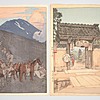 Schuler Auktionen AG - Lot: 2 Farbholzschnitte von Yoshida Hiroshi (1876–1950)