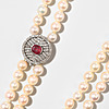 Schuler Auktionen AG - Akoya-Kulturperlen-Rubin-Diamant-Collier