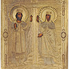 Schuler Auktionen AG - Hll. Konstantin und Helena mit Oklad