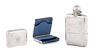 Schuler Auktionen AG - Lot: Flachmann und Visitenkartenetui