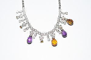 Schuler Auktionen AG - Citrin-Amethyst-Diamant-Collier