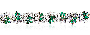Schuler Auktionen AG - Diamant-Smaragd-Bracelet