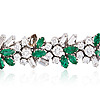 Schuler Auktionen AG - Diamant-Smaragd-Bracelet