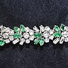 Schuler Auktionen AG - Diamant-Smaragd-Bracelet