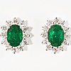Schuler Auktionen AG - Smaragd-Brillant-Ohrstecker