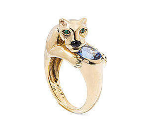 Schuler Auktionen AG - Cartier Saphir-Smaragd-Email-Ring