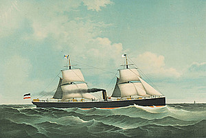 Schuler Auktionen AG - "Hamburg=American Mail Steamer 'ALLEMANNIA' 2665 TONS". 