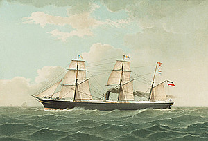 Schuler Auktionen AG - "Hamburg=American Mail Steamer 'BAVARIA' 2200 TONS".