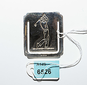 Schuler Auktionen AG - Buchzeichen "Golfer"