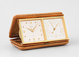 Schuler Auktionen AG - Reisewecker mit Barometer Imhof