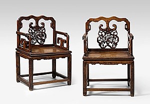 Schuler Auktionen AG - 1 Paar Armlehnstühle