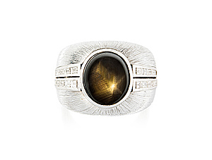 Schuler Auktionen AG - Sternsaphir-Diamant-Ring