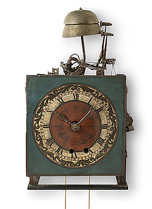 Schuler Auktionen AG - Schmiedeisen-Turmuhr