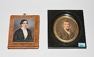 Schuler Auktionen AG - Lot: 2 Porträtminiaturen