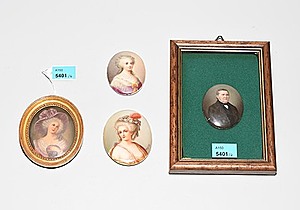 Schuler Auktionen AG - Lot: 4 Porträtminiaturen