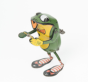Schuler Auktionen AG - Kellermann-Tierfigur "Frosch mit Fliege"