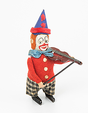 Schuler Auktionen AG - Schuco-Tanzfigur "Clown als Violinspieler"