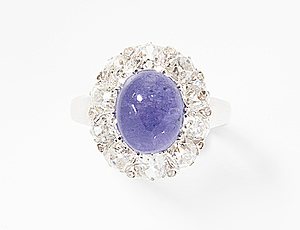 Schuler Auktionen AG - Tansanit-Diamant-Ring