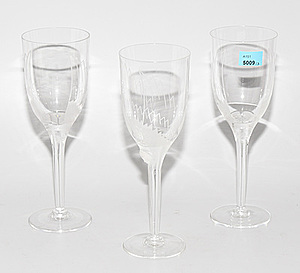 Schuler Auktionen AG - 3 Champagnerkelche, Lalique France