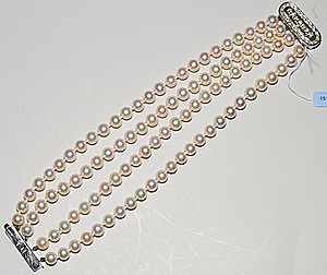 Schuler Auktionen AG - Kulturperlen-Brillant-Bracelet