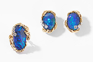 Schuler Auktionen AG - Gilbert Albert Opal-Brillant-Set